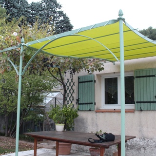 Voile solaire / toile d'ombrage pour pergola, brise vue (5)