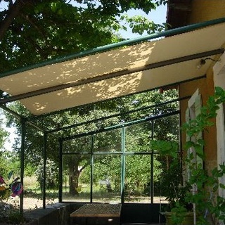 Voile solaire / toile d'ombrage pour pergola, brise vue (7)