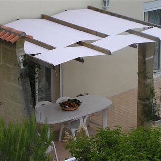 Voile solaire / toile d'ombrage pour pergola, brise vue (8)