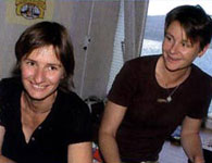 Cristel Poracchia et Hélène Crespin