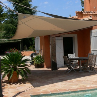 Voile solaire / toile d'ombrage pour particuliers (9)