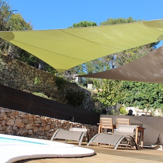 Voile solaire / toile d'ombrage pour particuliers (10)